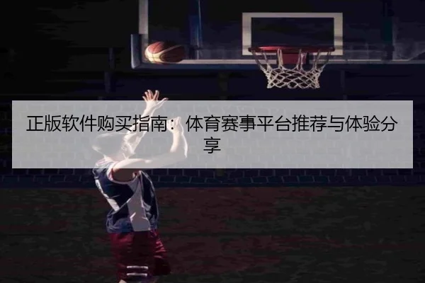 正版软件购买指南：体育赛事平台推荐与体验分享